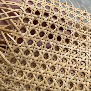 Venta al por mayor de correas de caña natural patrón hexagonal tejido de ratán duradero - Product Image 1