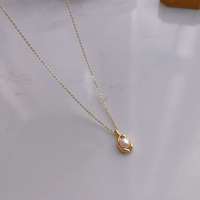 Nouveau Collier en Laiton Netizen avec Perles d'Eau Douce Naturelles de 6-7MM, Qualité Supérieure AAAA, Tendance pour Femme, Offre Spéciale