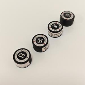 Puntas de Taco de Billar Profesionales Kamui de 14mm de China en Negro Atleta Transparente - Product Image 3