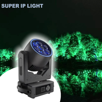 7*40W RGBW LED Zoom Moving Head Wash Light 8-58 DMX512 RDM ArtNet IP20 Aluminium Gantungan Aluminium 50000 Jam Pencahayaan Panggung