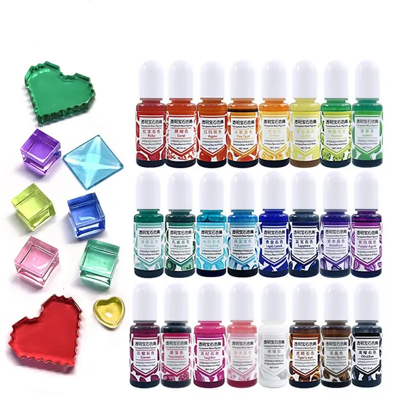 Hoch konzentrierter Epoxidharz pigments chmuck Crafts Flüssige durchscheinende Epoxidharz-Farbstoff harz farben