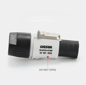 ปลั๊กไฟแบบล็อค 3 ขา รุ่น <span class=keywords><strong>REAN</strong></span> RCAC3L-G-000 ของแท้ 16A 250V มาตรฐาน IP20 สำหรับจอ LED, ไฟเวที และระบบภาพและเสียง - Product Image 1