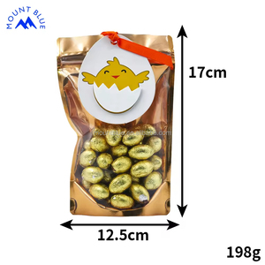 Uova di Cioccolato Pasquali in Offerta, Ripiene di Cioccolato Solido, Confezione in Foglio d'Oro, Cioccolato Personalizzato Delizioso e <span class=keywords><strong>Dolce</strong></span> - Product Image 3