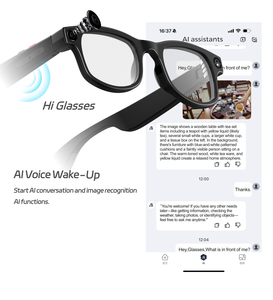 Gafas Inteligentes con IA 2026, Cámara de 8MP, Reproductor de Música, Reducción de Ruido, Reconocimiento por IA, Foto y Video, Traducción por IA, Lentes con Protección Contra Luz Azul - Product Image 5