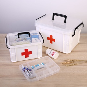 Boîte à médicaments en plastique multicouche extra-large, boîte de premiers soins, outil médical domestique, soins pour bébé, rangement en PP, sûr - Product Image 3