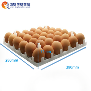 Plateau de transport PP QZH pour 36 œufs de poule pondeuse, emballage de haute qualité pour poulailler, prix usine - Product Image 2