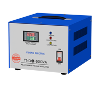 Régulateur/Stabilisateur de tension monophasé YILONG 2KVA 220V, type servo automatique, haute précision, affichage numérique, 50/60Hz, modèle SVC
