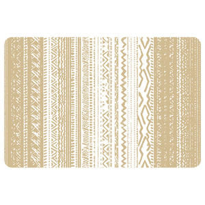 Alfombra de Baño Geométrica Nórdica Rectangular de Poliéster Absorbente - Product Image 2