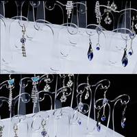 Comptoir Acrylique Plexiglas Boucle D'oreille Bijoux Stand Affichage Eardrop Bijoux Titulaire Clair Acrilico Boucles D'oreilles Exposant Plateau