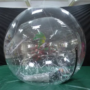 定制充气透明气球带拉链双层充气球可穿戴弘毅充气玩具