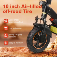 Yeni Arazi Tipi Elektrikli Scooter 800W Motor 48v 2 Tekerlekli Elektrikli Scooter Alüminyum Alaşımlı Katlanabilir Kukirin G4 E-scooter Yetişkin