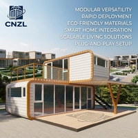 Cabane Apple moderne et luxueuse à 2 chambres, très demandée pour la vente en gros ; Villas préfabriquées intelligentes en conteneurs mobiles