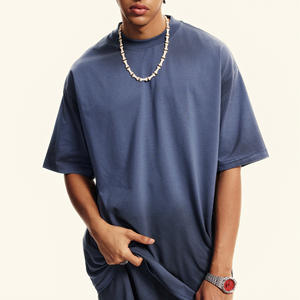 Camisetas de Verano para Hombre, de Alta Calidad, 100% Algodón, Color Sólido, Básicas, de Manga Corta, Suaves, Transpirables, Corte Regular, Estilo Hip Hop, para Uso Diario - Product Image 3