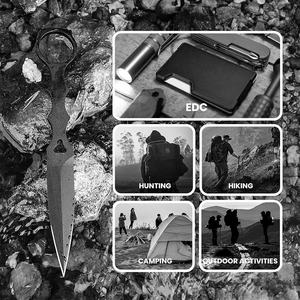 PN-6038 tezgah yapımı Edc paslanmaz çelik tam <span class=keywords><strong>Tang</strong></span> Mini kyp avcılık Kydex kılıf ile kamp bıçağı hayatta kalma bıçağı sabit bıçak - Product Image 3