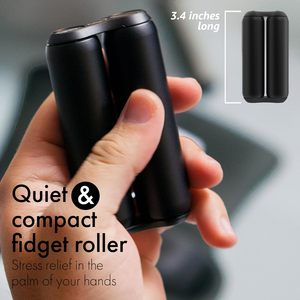Jouet anti-stress à roulettes <span class=keywords><strong>ONO</strong></span> pour adultes |   Soulagement du stress et de l'anxiété |   Clarté de la concentration |   Conception compacte et portable (Noir) - Product Image 2