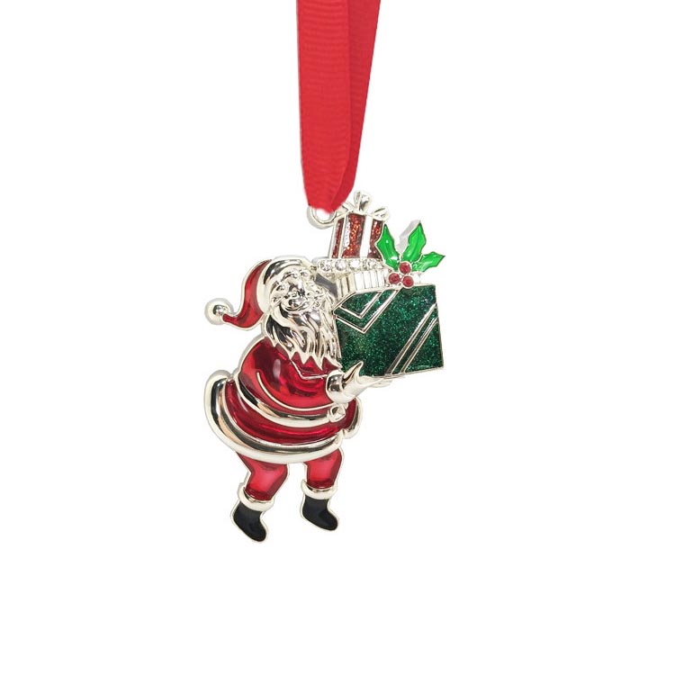 Модные ювелирные изделия, красочная эмалированная Рождественская елка, Санта-Клаус, снеговик, колокольчик, дизайнерские Подвески для изготовления браслетов, купить Ch