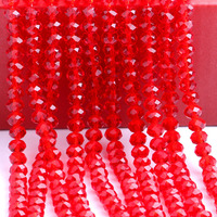 Avec Factory Outlet Clair Noir Blanc Orange Rose Violet Jaune Rouge Bleu Rondelle Facettes Perles de Verre DIY Collier Bracelet