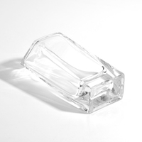 Flacon de parfum en verre transparent de 100 ml à fond épais, écologique, avec pompe pulvérisatrice et diffuseur à bâtonnets – Logo personnalisé par marquage à chaud pour les soins de la peau