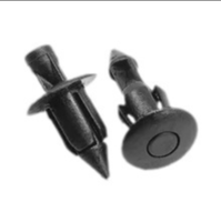 Nouveaux clips de fixation à rivets en nylon noir de 6 mm pour carénage de moto, panneau latéral, remplacement de la coque de carrosserie, sans outil