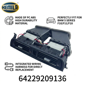64229209136 64229166885 Conjunto de Ventilación de Aire Acondicionado Cromado, Ventilación de Consola Delantera, Piezas HEMILA para <span class=keywords><strong>BMW</strong></span> F10/F18 - Product Image 2