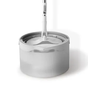 Acqua sporca separata a mano libera pigro singola rotazione rotazione 360 secchio piatto per mocio secchio per la pulizia Set di mocio pulito