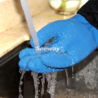 Gants imperméables à manches longues résistants à la vapeur Seeway pour le personnel de cabine