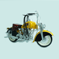 Modèle de moto rétro classique hautement réalistique en métal moulé sous pression, objet de collection, cadeau promotionnel d'entreprise