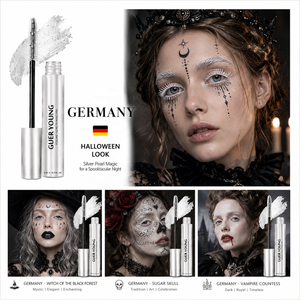 Mascara blanc volumisant et allongeant avec sérum stimulant la croissance Halloween - Product Image 1