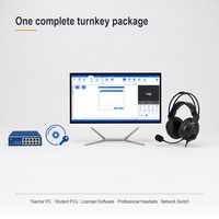 Ordinateur Tout-en-un (AIO) 27 Pouces pour Laboratoire Informatique Scolaire, Intel Core i5/i7, 8 Go de RAM, SSD 256 Go, Système d'enseignement numérique des langues, Prêt pour la Classe
