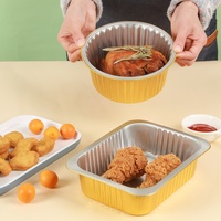 Großhandel Aluminiumfolienbehälter und Aluminiumfolien-Lebensmittelbehälter für Schul-Lunchboxen und Kuchenstücke