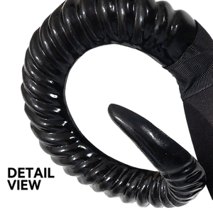 Cosplay cuerno pelo HoopDemon cabra Hornsn fiesta <span class=keywords><strong>disfraz</strong></span> accesorios mujeres niñas <span class=keywords><strong>diablo</strong></span> <span class=keywords><strong>cuernos</strong></span> 3D Halloween negro diadema - Product Image 6
