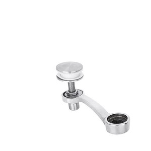 हॉट सेलिंग Hl आधुनिक स्टेनलेस स्टील ग्लास दीवार मकड़ी फिटिंग मिरर पॉलिश फिनिश अनुकूलित आकार होटल पर्दा दीवार 5 वर्ष - Product Image 2