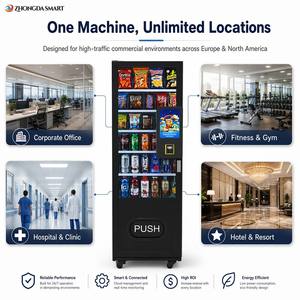 Máquina Expendedora Inteligente de Nuevo Estilo para Bebidas Frías y Aperitivos, Distribuidor Automático con NFC, Pago Sin Contacto, CE <span class=keywords><strong>Francia</strong></span> Europa - Product Image 4