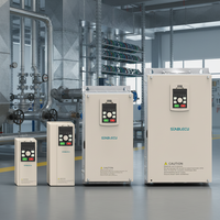 Ayarlanabilir Hız Frekans İnvertörü 380V 55KW AC Motor Sürücüsü, Endüstriyel Hava Kanalı Ekipmanları için Güvenilir Performanslı