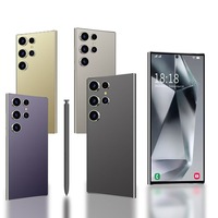 Versión Global del Teléfono Móvil S24 Ultra, Gran Memoria, 16 GB de RAM, Pantalla OLED de 6.8 Pulgadas, 144 Hz, LTE, CDMA, Carga Rápida de 65 W, Teléfono Inteligente