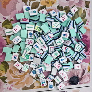 Tuiles de Mahjong Américaines Sculptées en Acrylique à Quatre Couches, Modernes et Personnalisées, Vente Chaude en Gros pour Jeux <span class=keywords><strong>d</strong></span>'Échecs - Product Image 6