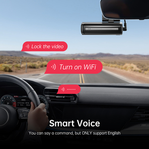 LINGDU LD06 2CH Ultra 4K + 2K Dash Cam avec Bluetooth Built in 5G WiFi GPS Sonny Sensor IMX415 Voice Control DVR Car Black Box - Product Image 5