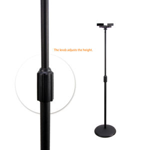 Soportes de Altavoz Ajustables en Altura de Alta Gama BS-310B-1 con Base, Rango de Altura de 72-124 cm, Capacidad de 8 kg, Construcción de Metal y Espuma - Product Image 5