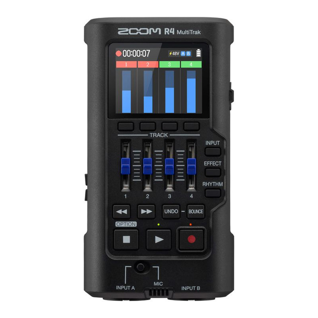 ZOOM Recorder R4 MultiTrak Floating Point Recorder Audio Interface Instrument Music Recorder Pen