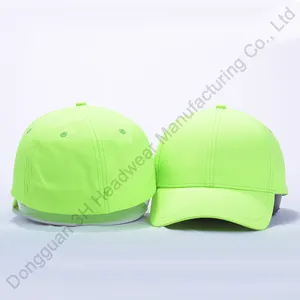 Großhandel niedriges Profil schnell trocknend 6 Paneele Sport Baseballkappen für Herren individuelle 3D-Stickerei Logo passende Kappen Hüte