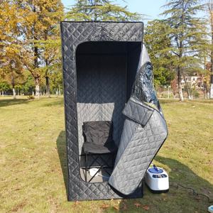 Sauna Portátil con Vaporizador y Bañera para Uso Diario, Interior y Exterior, Ligera y Fácil de Instalar, 2.6x2.6x5.9 pies, Precio de Fábrica - Product Image 4