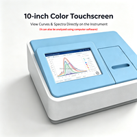Espectrofotómetro UV Vis de Doble Haz IKEME 190-1100nm con Pantalla Táctil para Análisis Farmacéutico, Control de Calidad, Agua, Alimentos y Laboratorio