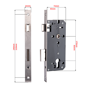ドアハンドルロックセット木製ドア - Product Image 4