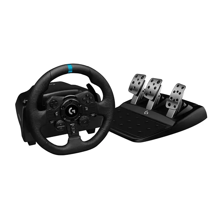 Volante original Logitech G923 PS4 PS5 juego de simulación de carreras Refi Logitech G923 volante de carreras y pedales para PC