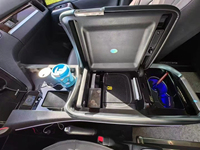 Boîtes d'accoudoir de voiture, console d'accoudoir de voiture, boîte de rangement d'accoudoir de voiture avec porte-gobelets intégrés, boîte de réfrigérateur d'accoudoir de voiture