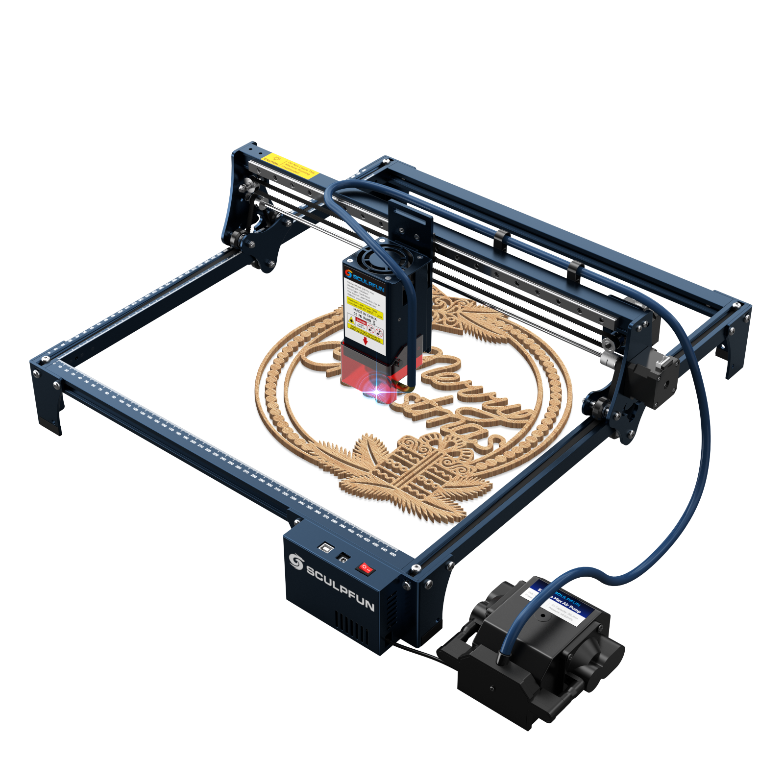 Лазерный гравировальный станок SCULPFUN S30 Pro Max 20 Вт