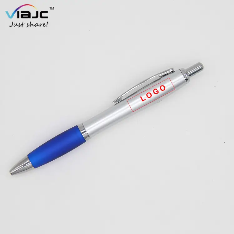 China melhor venda caneta esferográfica promocional com o LOGOTIPO da empresa personalizado Amostras Grátis