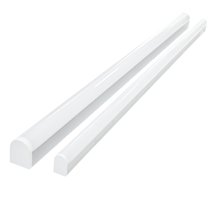 Portalampada G13 per Plafoniere, Supporto per Lampade <span class=keywords><strong>da</strong></span> 4ft e 2ft, Diffusore Trasparente in Alluminio 0.8mm 1mm, Lampada Anti-polvere e Anti-zanzare per Tubi LED T8 - Product Image 4