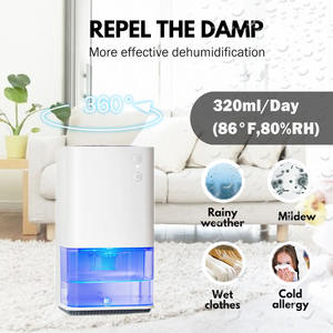 Lavable Filtro de 320 ml/día Mini <span class=keywords><strong>deshumidificador</strong></span> hogar tanque de agua de 1200 ml <span class=keywords><strong>deshumidificador</strong></span> - Product Image 3