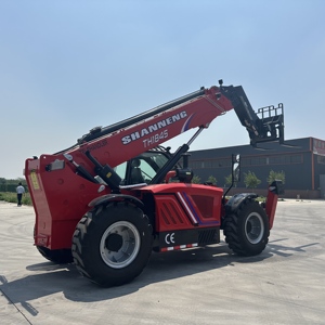 Manipulador Telescópico SHANNENG TH1845 de 4.5 Toneladas con Brazo Telescópico, Motor Cummins/Yuchai Euro5, Tracción en las 4 Ruedas, Altura de Horquilla de 18 m - Product Image 6